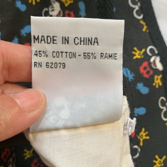 BNWOT Vintage Disney Mickey Mouse Tote / Shoulder Bag - Picture 9 of 9